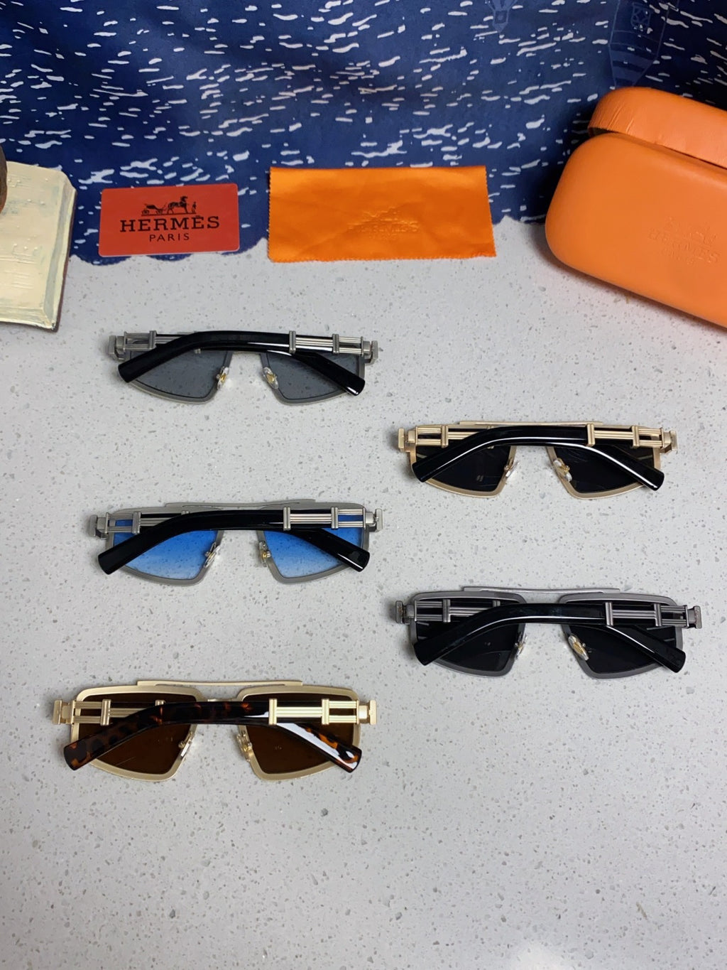 Hermès Fashion Silver Lens Sunglasses for Men & Women - 158693 - detail image 10