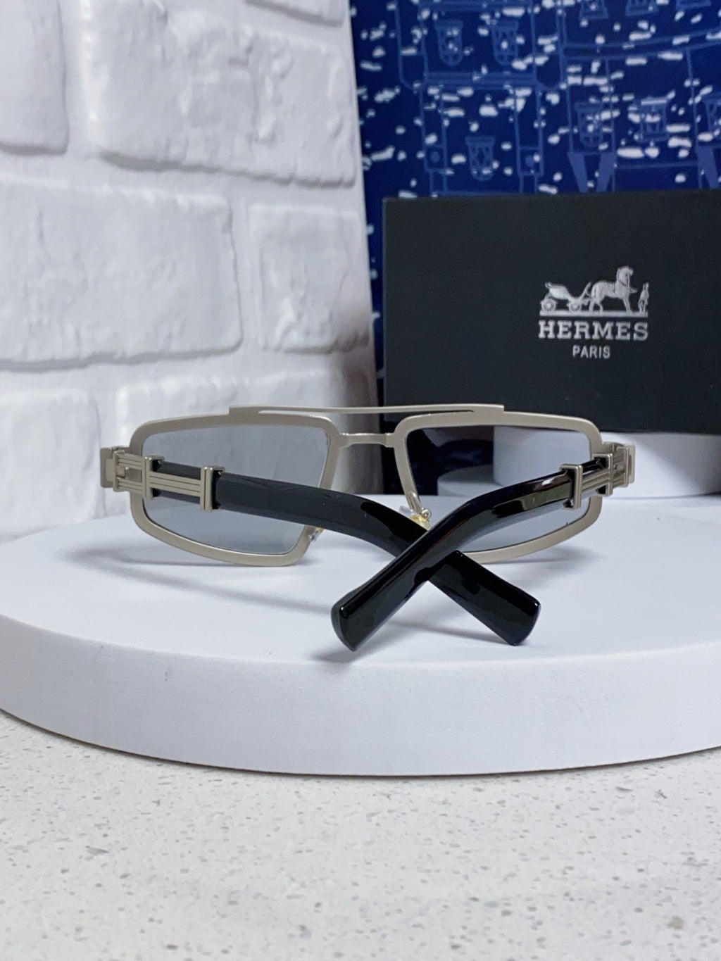 Hermès Fashion Silver Lens Sunglasses for Men & Women - 158693 - detail image 2