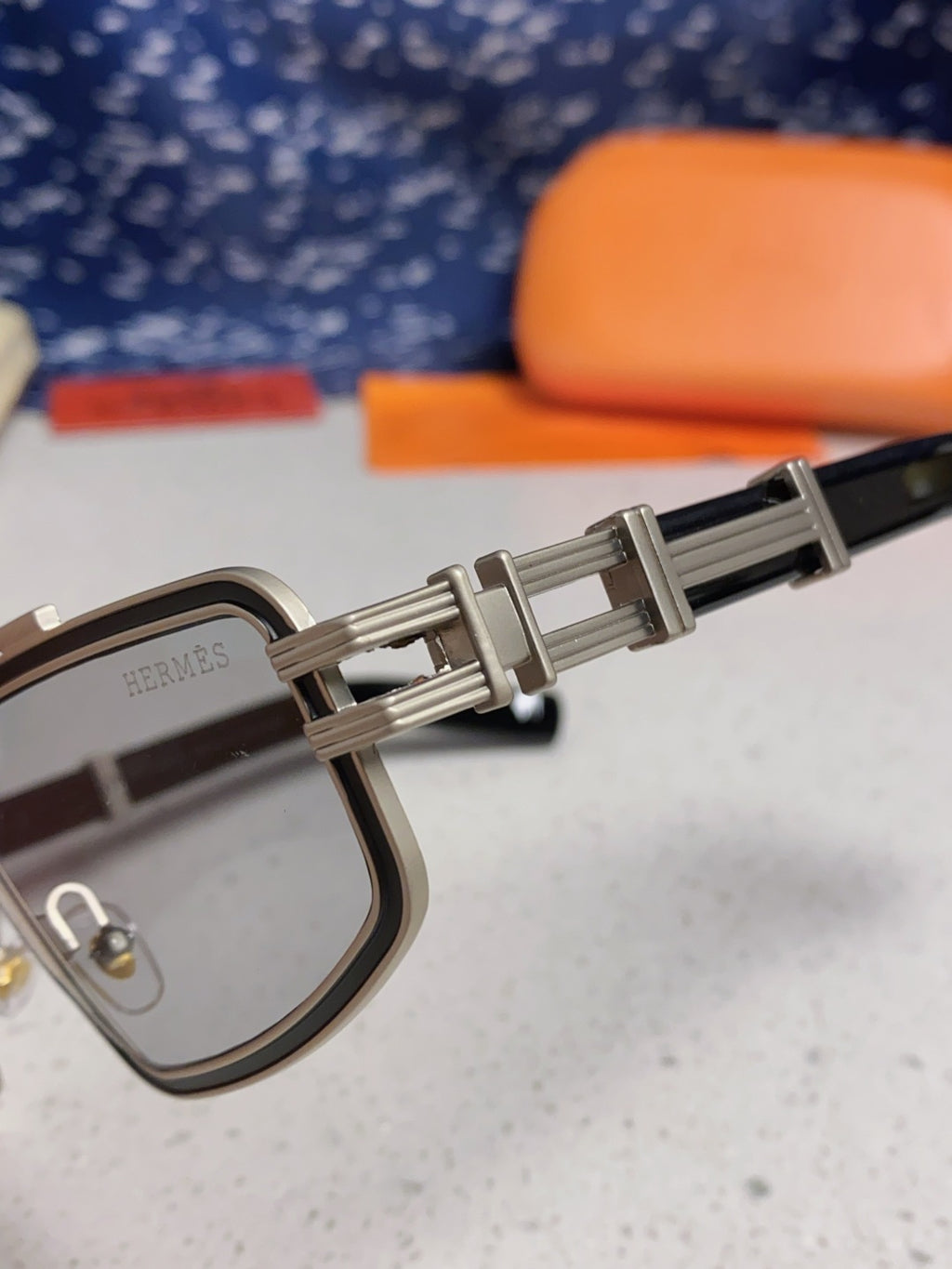 Hermès Fashion Silver Lens Sunglasses for Men & Women - 867266 - detail image 6