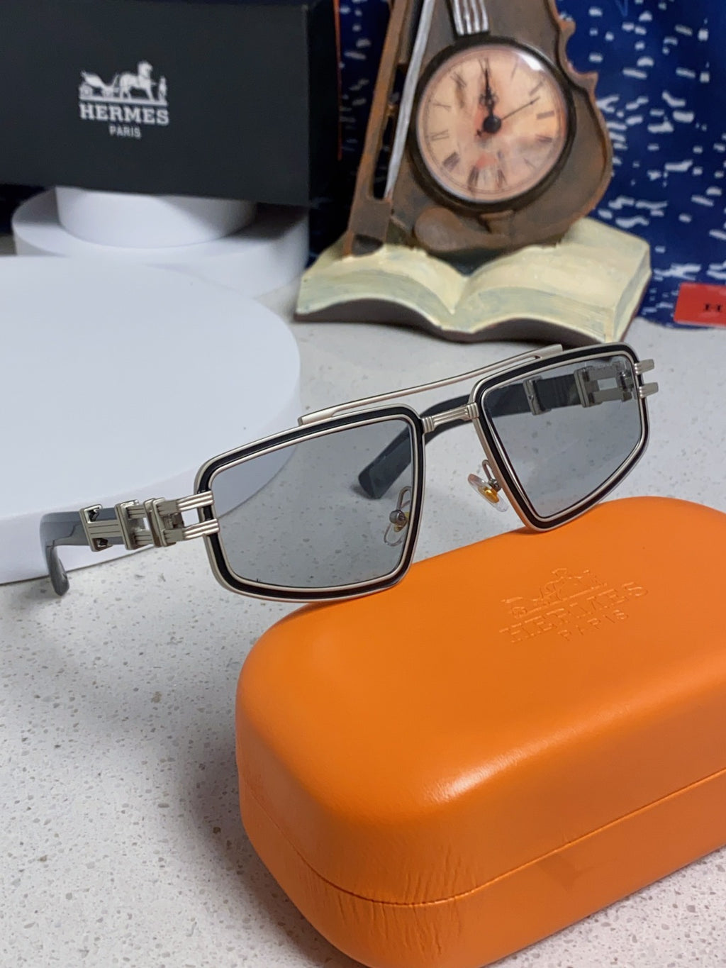 Hermès Fashion Silver Lens Sunglasses for Men & Women - 867266 - detail image 9