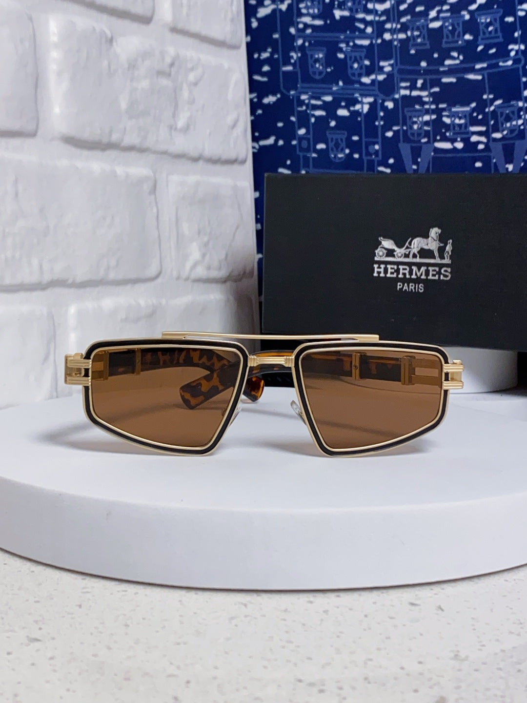 Hermès Fashion Brown Lens Sunglasses for Men & Women - 867268 - detail image 2