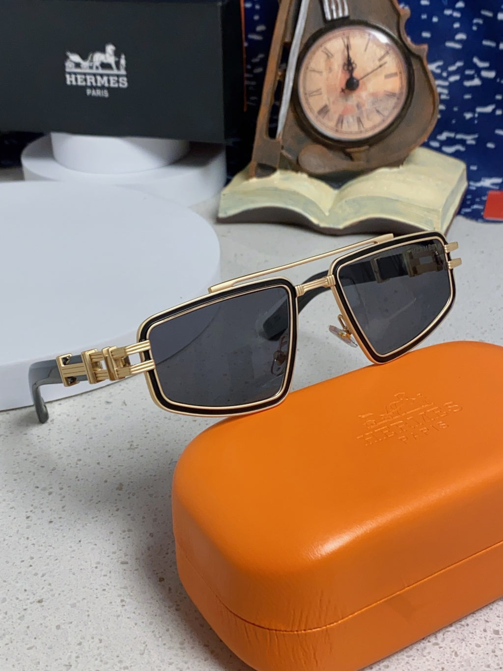 Hermès Fashion Silver Lens Sunglasses for Men & Women - 158696 - detail image 10