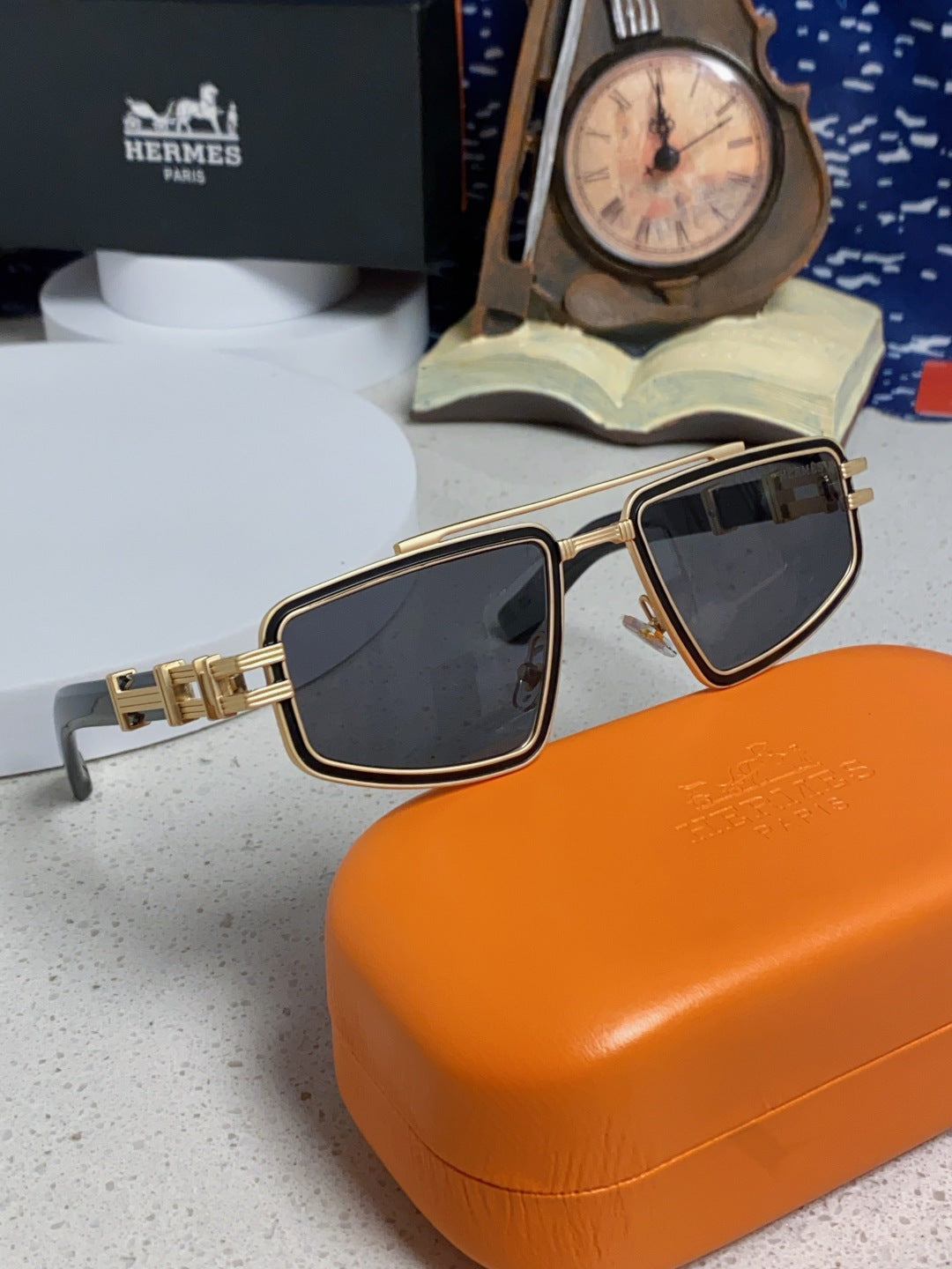 Hermès Fashion Silver Lens Sunglasses for Men & Women - 867269 - detail image 10