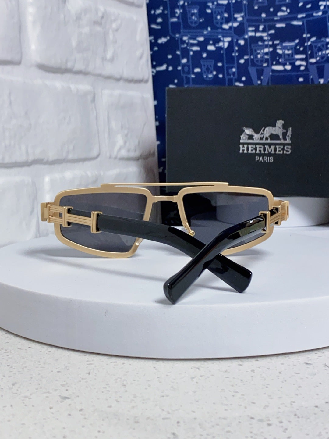 Hermès Fashion Silver Lens Sunglasses for Men & Women - 158696 - detail image 3