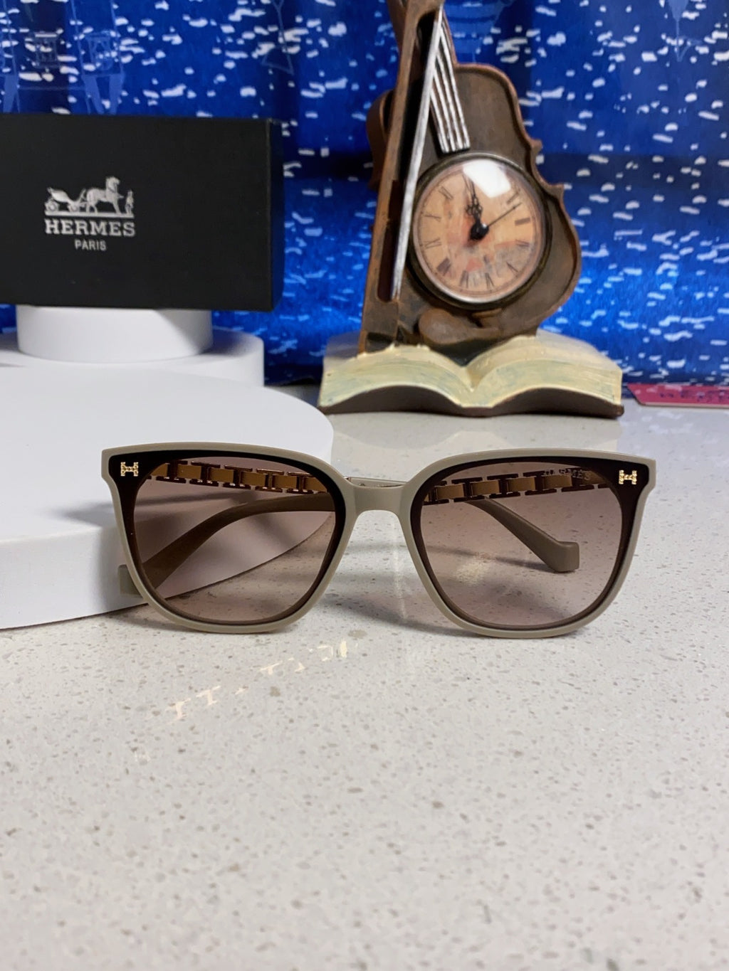 Hermès Fashion Brown Lens Sunglasses for Women - 358934 - detail image 9