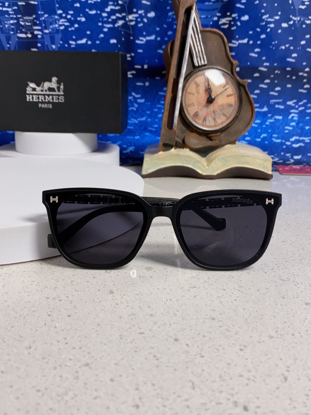 Hermès Fashion Black Lens Sunglasses for Women - 358935 - detail image 9
