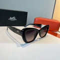 Hermès Oversized Black Lens Sunglasses for Women - 158681