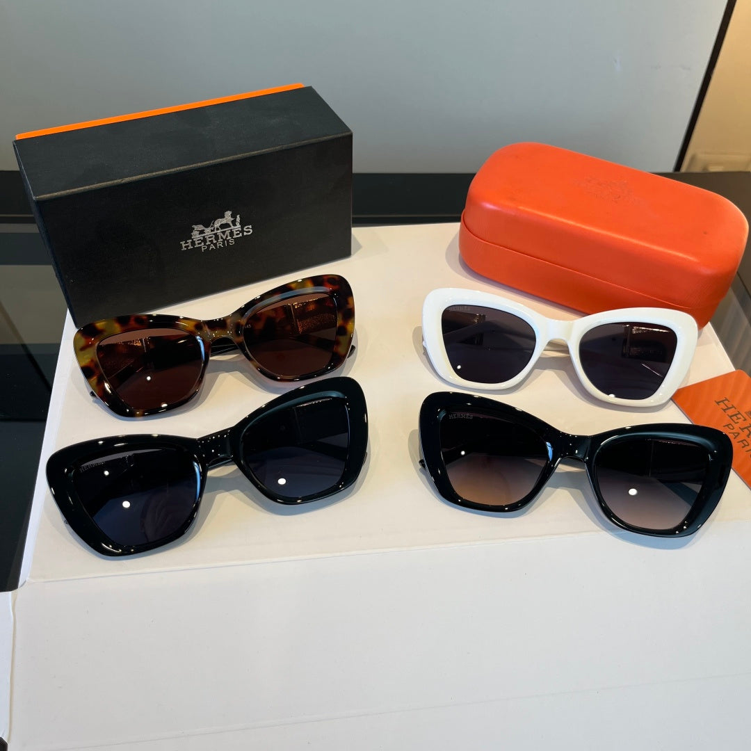 Hermès Oversized Black Lens Sunglasses for Women - 158681 - detail image 11