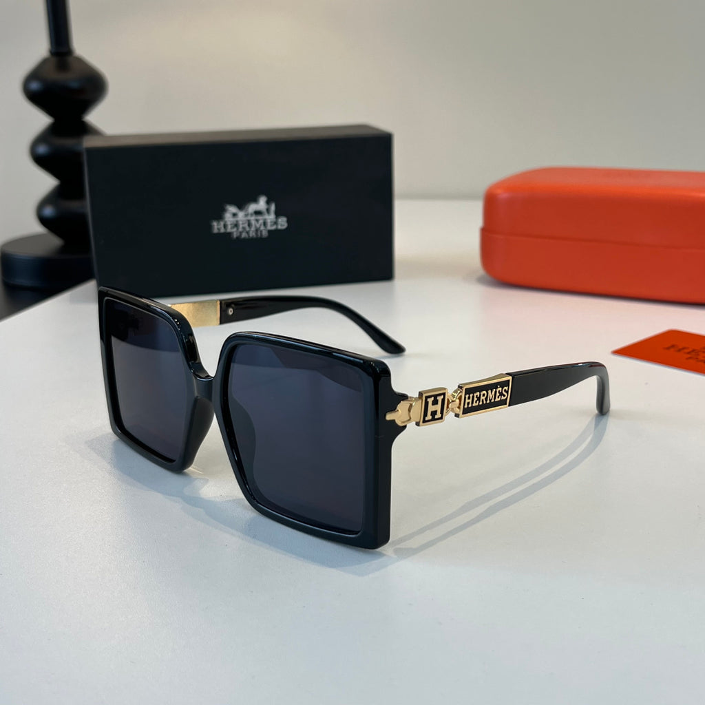 Hermès Oversized Silver Lens Sunglasses for Women - 132675 - detail image 3
