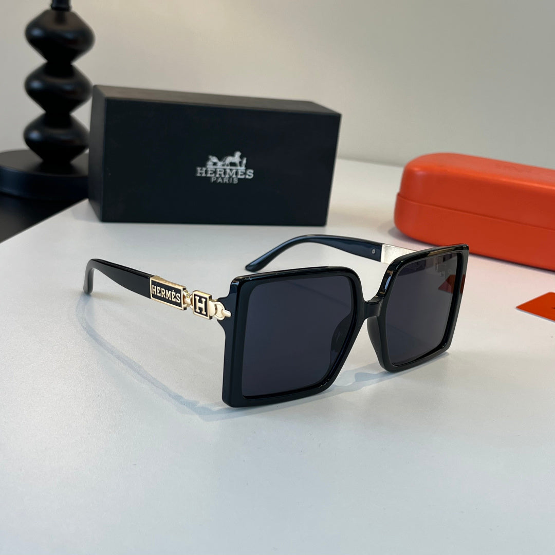 Hermès Oversized Silver Lens Sunglasses for Women - 132675