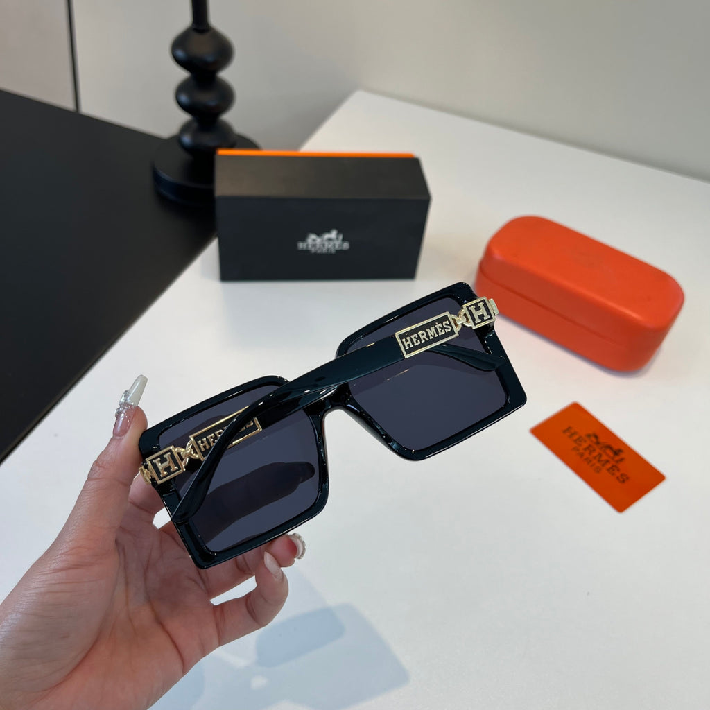 Hermès Oversized Silver Lens Sunglasses for Women - 132675 - detail image 9